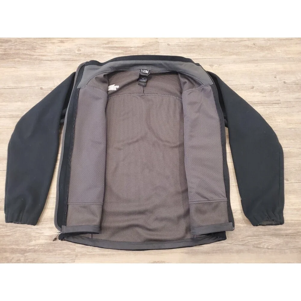 North Face WindWall Heavyweight Fleece Jacket Black Sz M Performance Full Zip
